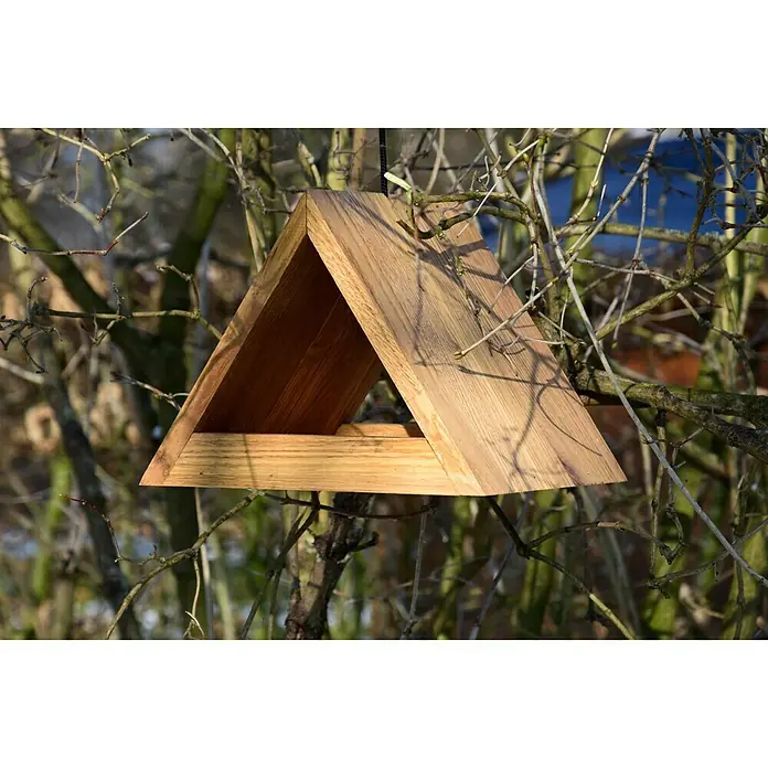 Luxus Vogelhaus Vogelhaus - 26 x 19 x 19 cm, Hellbraun - Stimmungsaufnahme