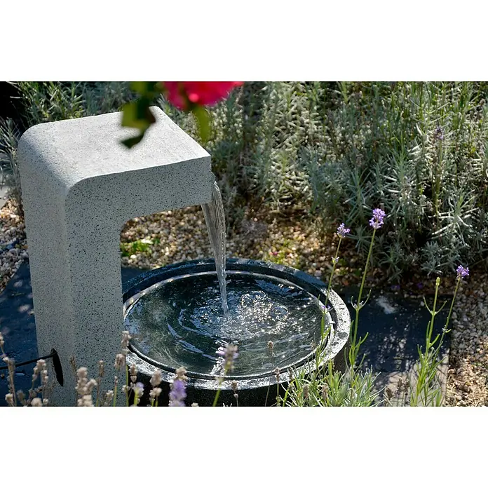 Dobar Kunststeinbrunnen - 52 x 44 x 65 cm - Stimmungsaufnahme
