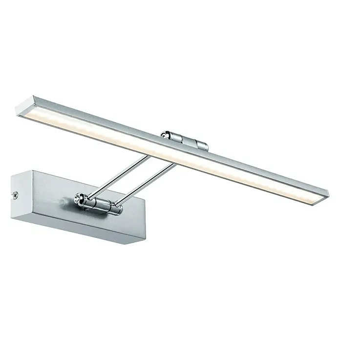 Paulmann Galeria LED svjetiljka za slike Beam Fifty - 7 W, Topla bijela, 45 x 19 cm, Četkani nikal - Pogled sprijeda