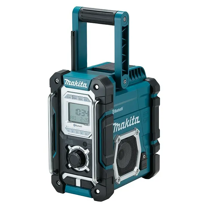 Makita Radio na baterije DMR108 - Frekvencija: 520 - 1.629 kHz (MW), Bluetooth - Pogled sprijeda