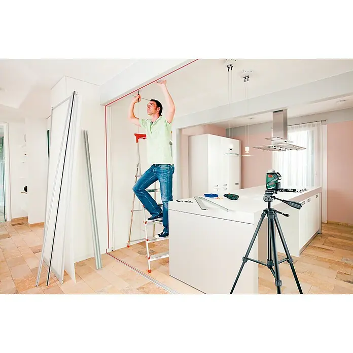 Bosch Linienlaser PLL 360 Set mit Stativ - Max. Arbeitsbereich: 20 m