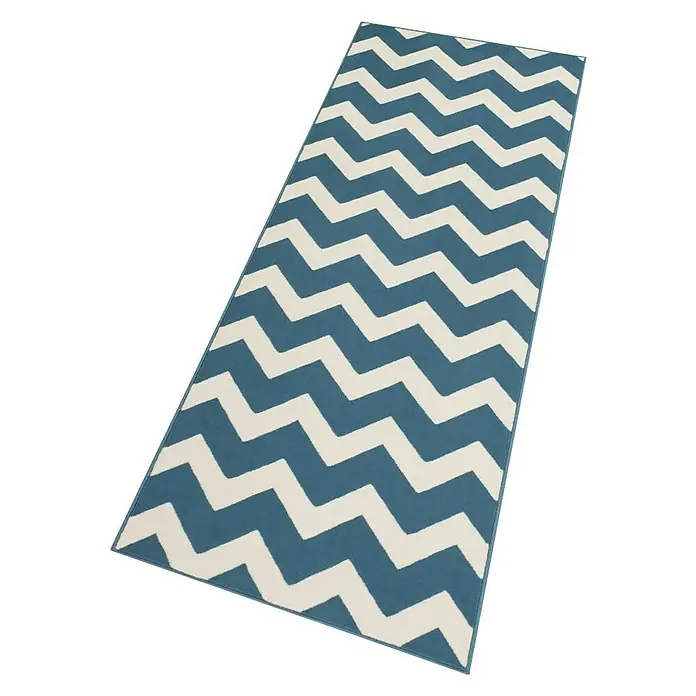 Kayoom Teppich Maroc 2085 - Türkis, L x B: 290 x 200 cm, 100 % Polyester - Ansicht von oben