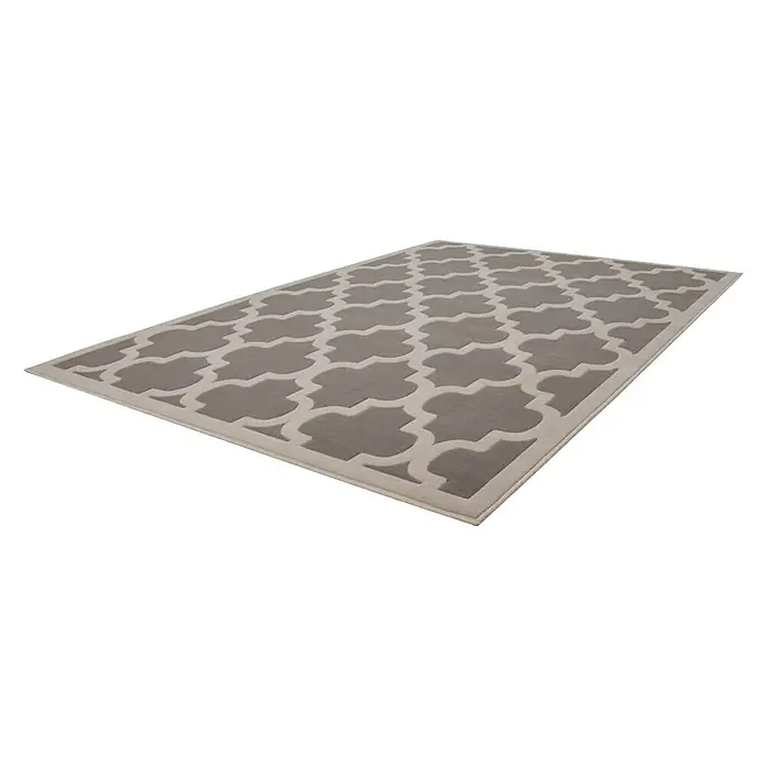Kayoom Teppich Maroc 2087 - Silber, L x B: 230 x 160 cm, 100 % Polyester - Ansicht von oben