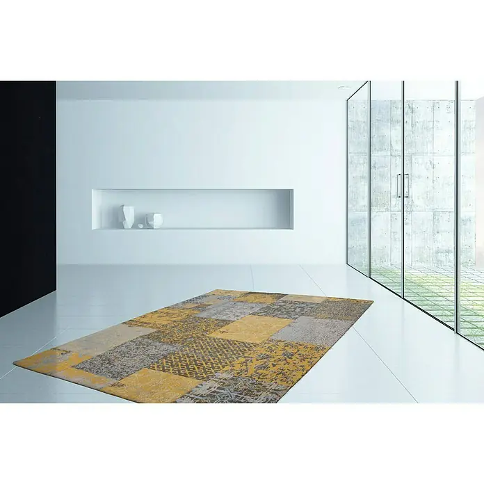 Kayoom Teppich Jacquard - Gold, L x B: 230 x 160 cm, 100 % Baumwolle - Stimmungsaufnahme