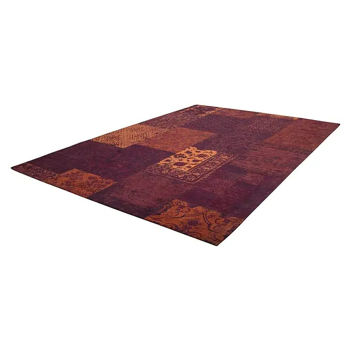 Kayoom Teppich Jacquard - Rot, L x B: 290 x 200 cm, 100 % Baumwolle - Ansicht von oben