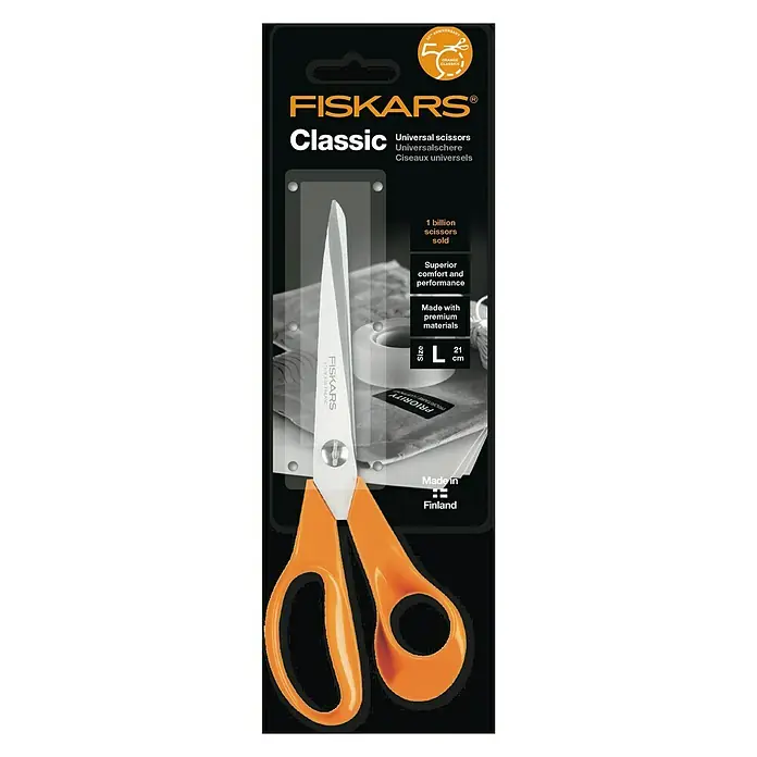 Fiskars Universalschere Classic - Länge: 21 cm