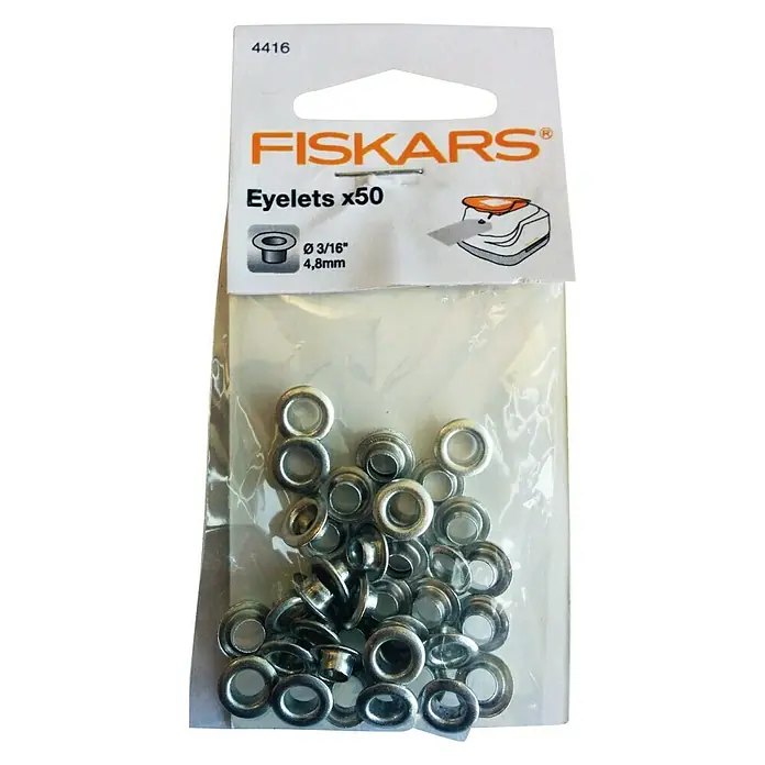 Fiskars Ösen - Durchmesser: 4,8 mm, 50 Stk. - Vorderansicht