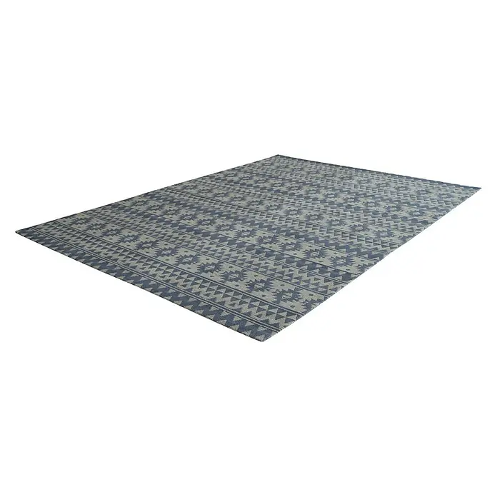 Kayoom Teppich Sunny 200 - Hellblau, L x B: 290 x 200 cm, 100% Polyester - Ansicht von oben