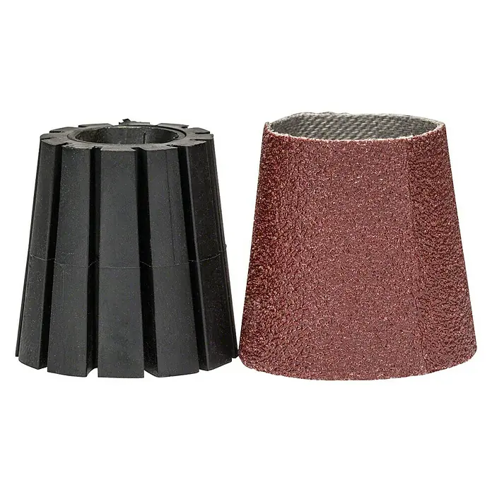 Bosch Aufnahmeschaft & Schleifhülse konisch - Körnung: 80, Breite: 30 mm