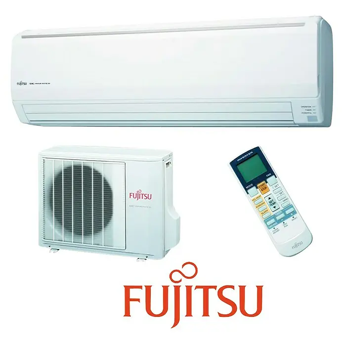 Fujitsu Aire acondicionado Inverter ASY-25 - Potencia frigorífica máx. por unidad en BTU/h: 8.598 BTU/h, Potencia calorífica máx. por equipo en BTU/h: 10.918 BTU/h, Espacios hasta 20 m²