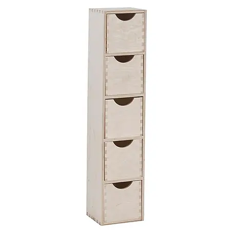 Zeller Present  Cajonera con 5 cajones