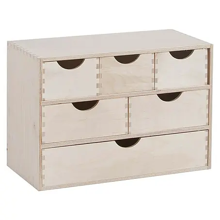 Zeller Present  Cajonera con 6 cajones