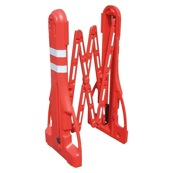 Valla de obra exterior - Polipropileno, Rojo, Blanco