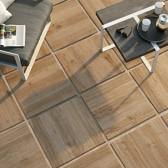 Esterno 20 T by Palazzo Pločica za terasu Harmonie - 60 x 60 x 2 cm, Smreka, Mat
