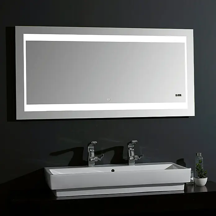 DSK LED-Lichtspiegel Silver Futura - 140 x 70 cm, Sensorschalter - Stimmungsaufnahme