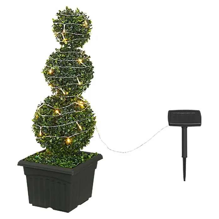 Globo Solar-Lichterkette - 20 m, IP44, Anzahl LED: 120 Stk., Lichtfarbe: Warmweiß