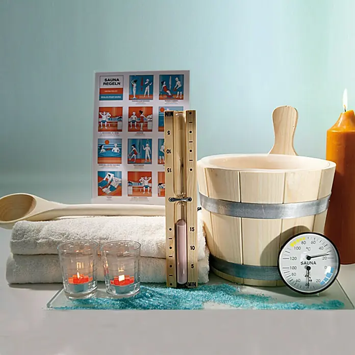 Karibu Sauna-Zubehör-Set - 6 -tlg.