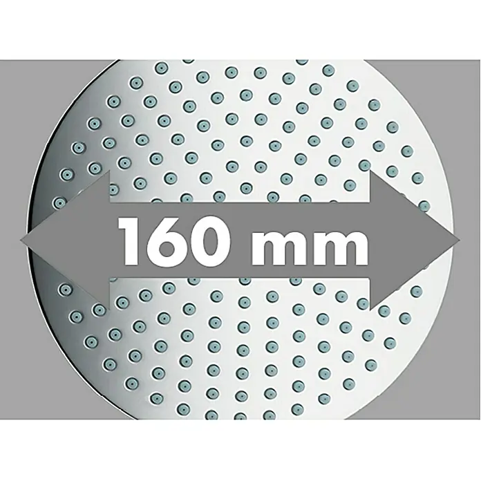 Hansgrohe Sustav tuš garniture Showerpipe Croma 160 - Razmak provrta: 93,2 cm, Broj vrsta mlaza: 4 Kom., Krom, Visina: 110,1 cm