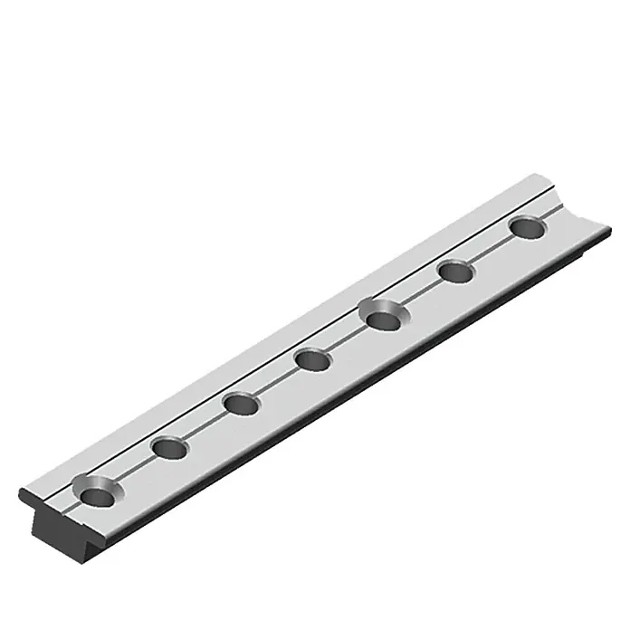 Sprenger Genuaschiene - 20 x 3 mm, Länge: 100 cm, Aluminium, Eloxiert - Linke Seitenansicht