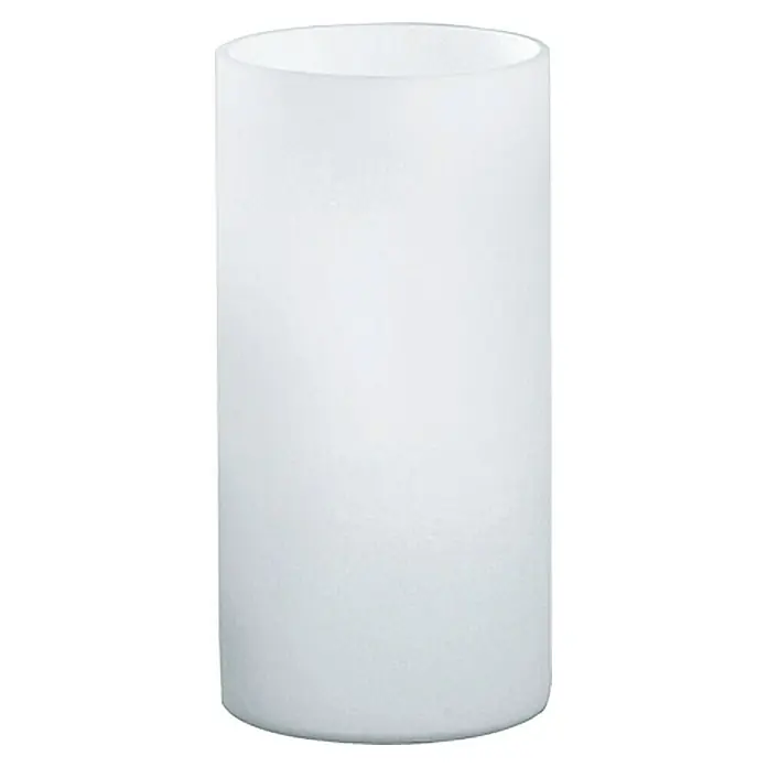 Eglo Geo Tischleuchte rund - 60 W, Ø x H: 100 mm x 20 cm, Weiß, Weiß, E14 - Vorderansicht