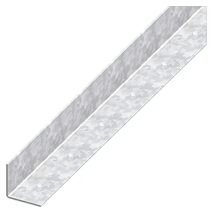 Kantoflex Winkelprofil - 2.500 x 23,5 x 23,5 mm, Stahl, Gleichschenklig - Linke Seitenansicht