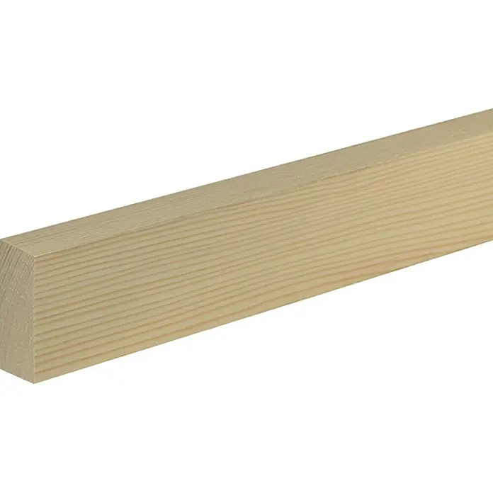 Ravni profil - 2,4 m x 2,3 cm x 6 cm, Smreka-bor - Pogled s lijeve strane