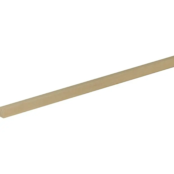 Profiles and more Ravni profil - 0,95 m x 13 mm x 8 mm, Bukva, Neobrađeno - Pogled s lijeve strane