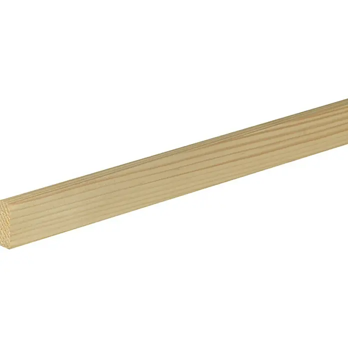 Profiles and more Ravni profil - 1 m x 29 mm x 10 mm, Smreka-bor, Neobrađeno - Pogled s lijeve strane