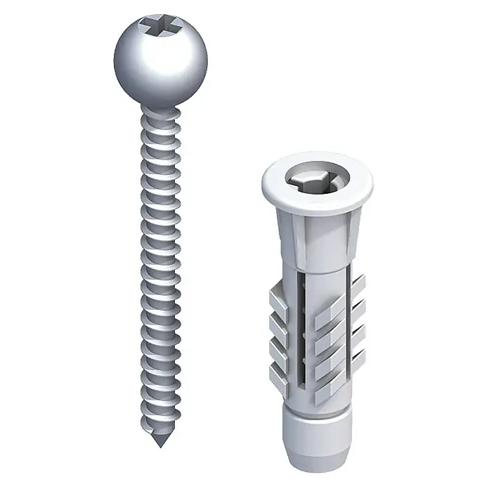 Varioschraube - Ø x L: 4 x 40 mm, Stahl, Verzinkt - Linke Seitenansicht