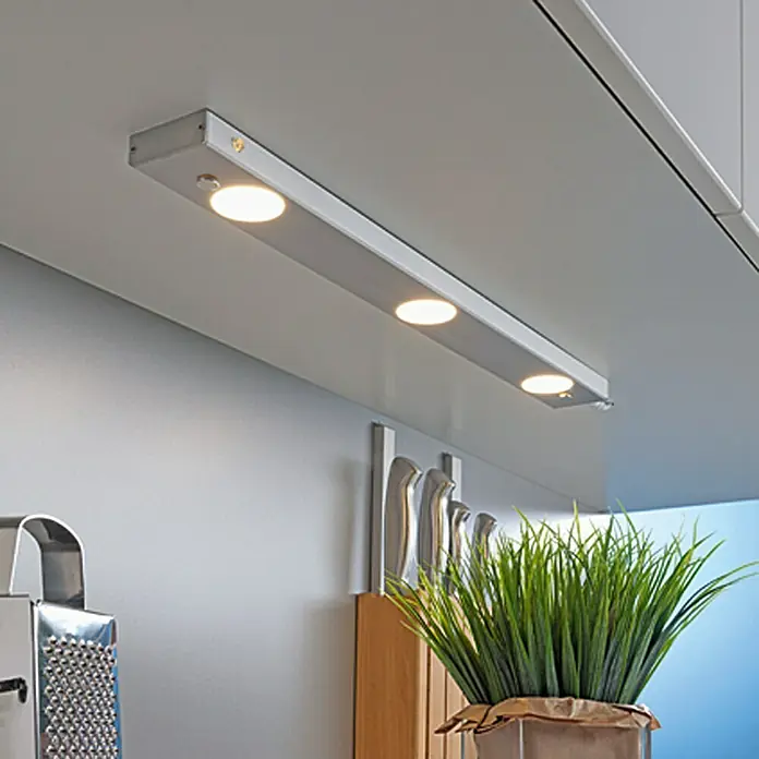 Tween Light Lámpara LED bajo mueble Rico - 3 luces, Potencia máx.: 9 W, 720 lm, Aluminio, 50 cm