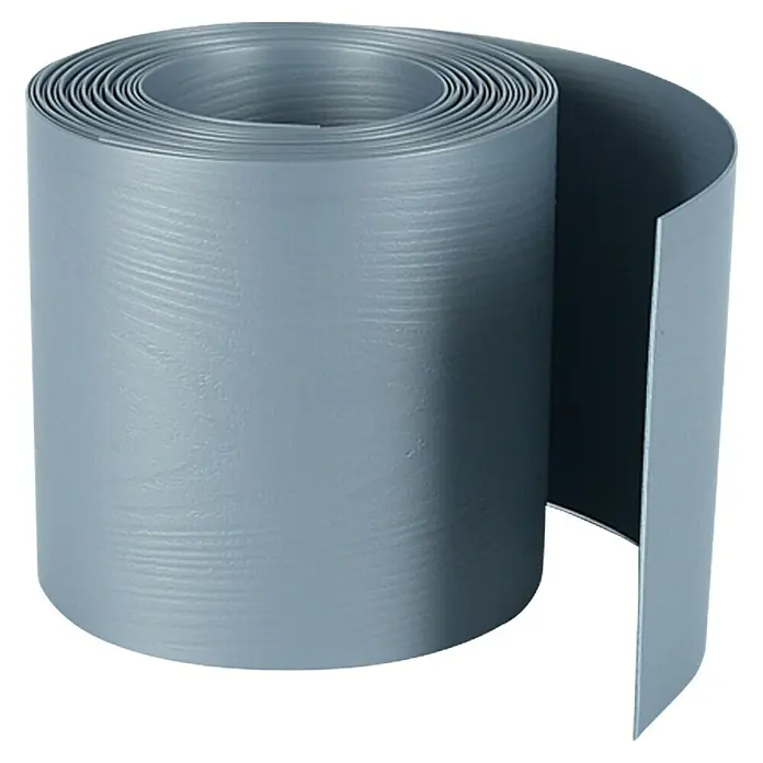 Videx Sichtschutzstreifen - Aluminium-Optik, 2 Stk., 200 x 9,5 cm - Vorderansicht