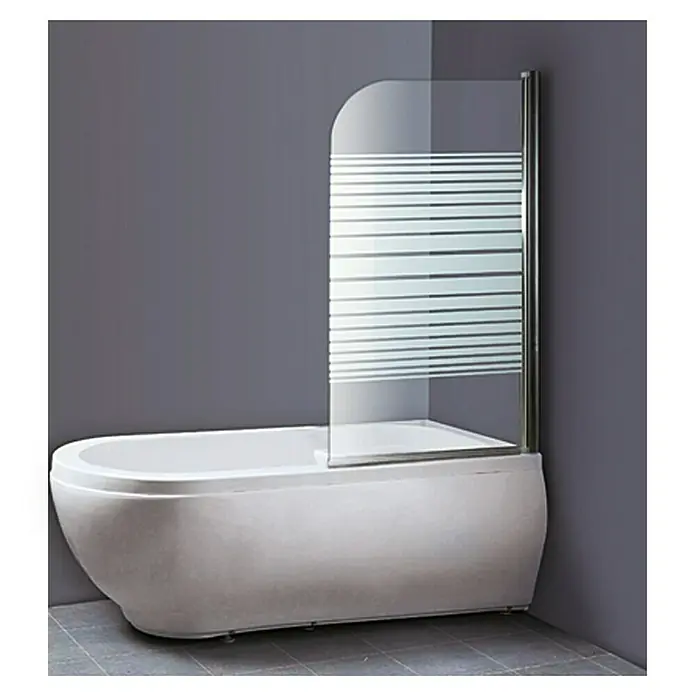 Pregrada za kadu Strip - 1-dij., 80 x 140 cm, Prozirno