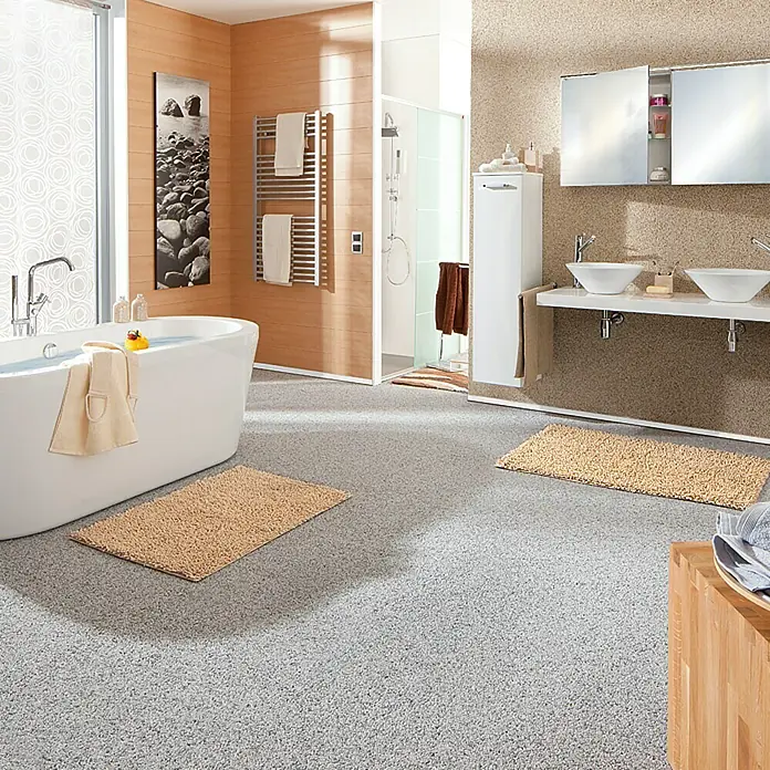 Probau Steinchenteppich Marmorkiesel, 2-4 mm - Grau, 20 kg