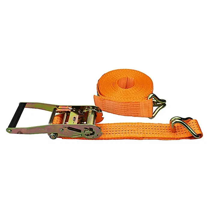 Conacord Zatezni pojas - 8 m x 5 cm, Opteretivost: 2.000 kg, Dvodij., 2 šiljaste kuke - Pogled sprijeda