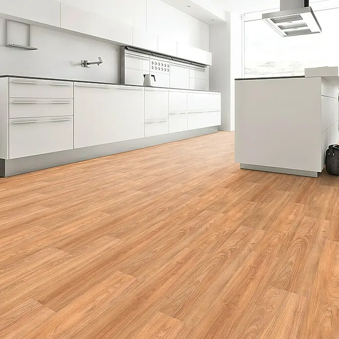 b!design Podna vinilna obloga Clic Aspen hrast - 1.210 x 190 x 5 mm, Rustikalni pod - Živopisni prikaz