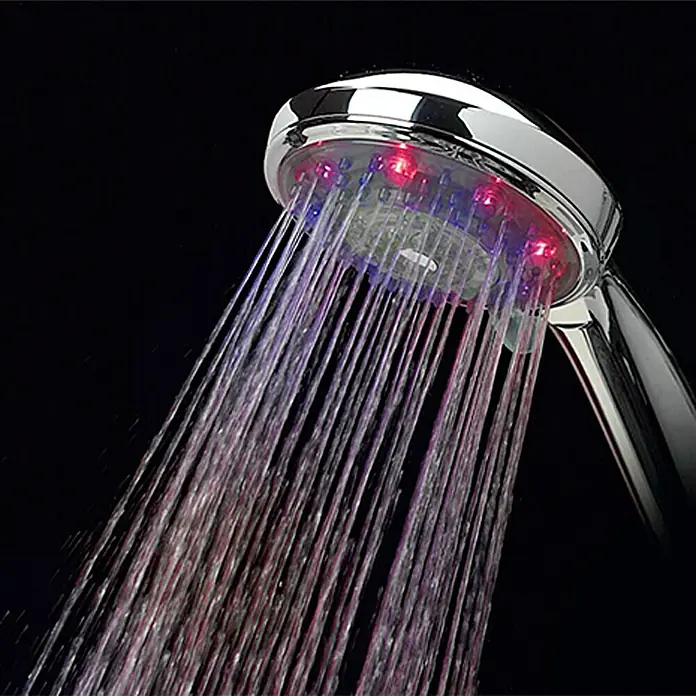 Mixomat LED tuš slušalica Starshine - Krom-prozirno, Promjer: 11 cm