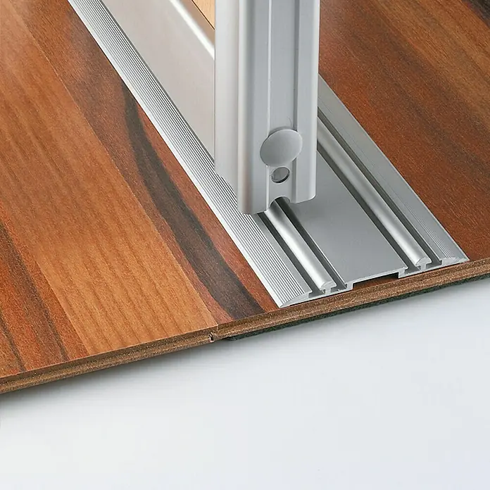 Room Plaza Easy Schienen-Bau-Set Room Plaza - Passend für: Room Plaza Schiebetür-Bauset Easy, 2.488 mm, Silber - Detailaufnahme