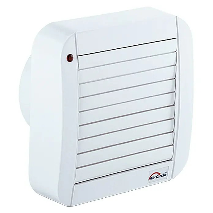 Air-Circle Kupaonski ventilator Air Style - Bijele boje, Promjer: 150 mm, Žaluzine i tajmer