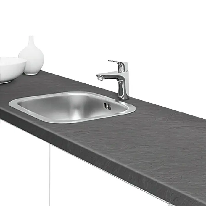 Resopal Basic Küchenarbeitsplatte nach Maß - Tagus Slate, Max. Zuschnittsmaß: 365 cm, Stärke: 3,8 cm, Breite: 60 cm - Stimmungsaufnahme