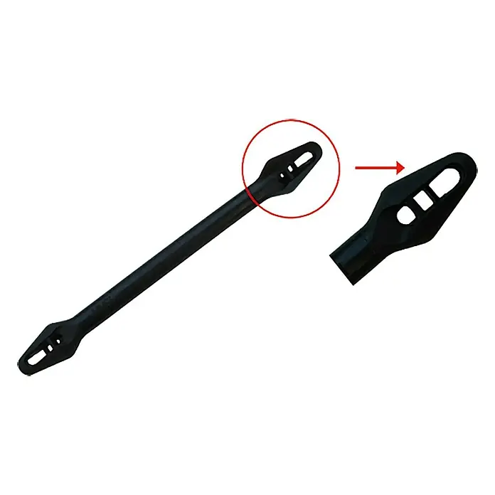 Amortiguador de amarre - Apto para: Diámetro del cabo 20 - 22 mm, Caucho - Vista descendente