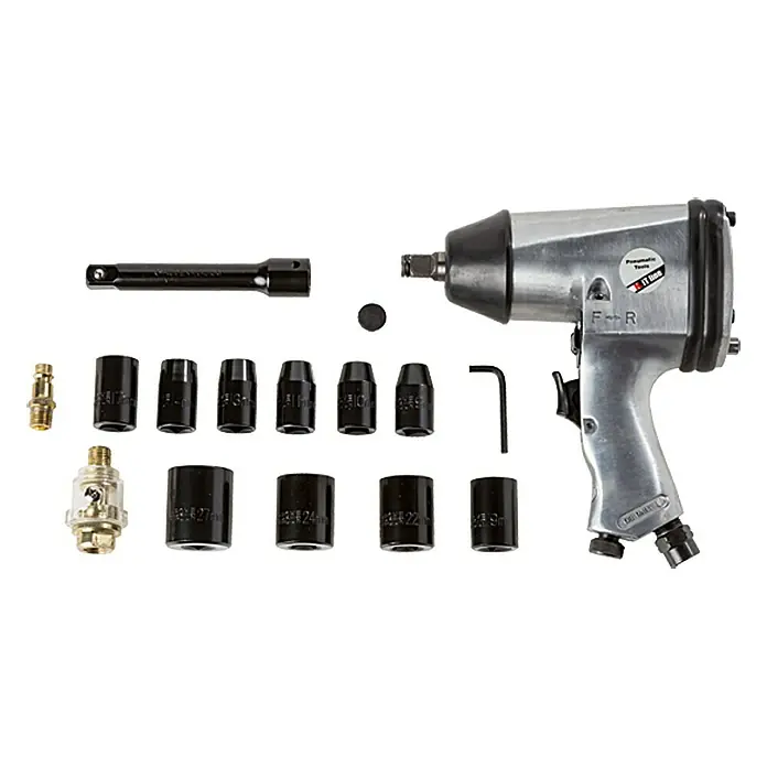 Craftomat Druckluft-Schlagschrauber-Set Kit Line - Betriebsdruck: 6 bar, Luftverbrauch: 150 l/min