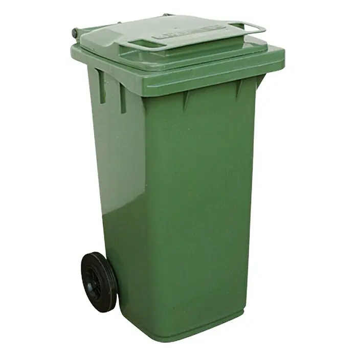 Floraworld Mülltonne mit Deckel Cargo - 80 l, Grün - Anwendungsbeispiel