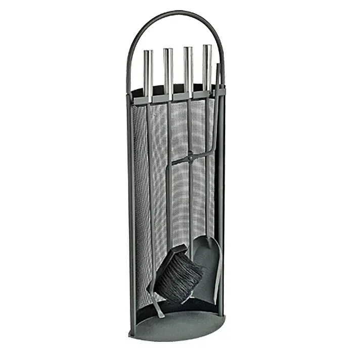 Lienbacher Garnitura za kamin - 4-dij., Antracit, Visina: 66 cm