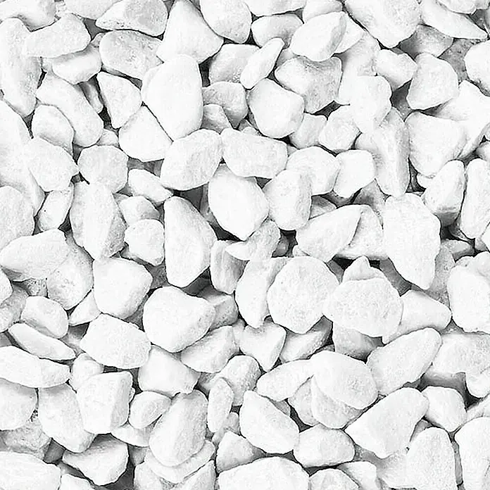 Deko-Steine - Weiß, Korngröße: Ø 9 - 13 mm, 500 ml