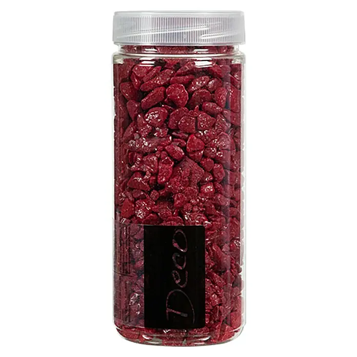 Deko-Steine - Königsrot, Korngröße: Ø 9 - 13 mm, 500 ml