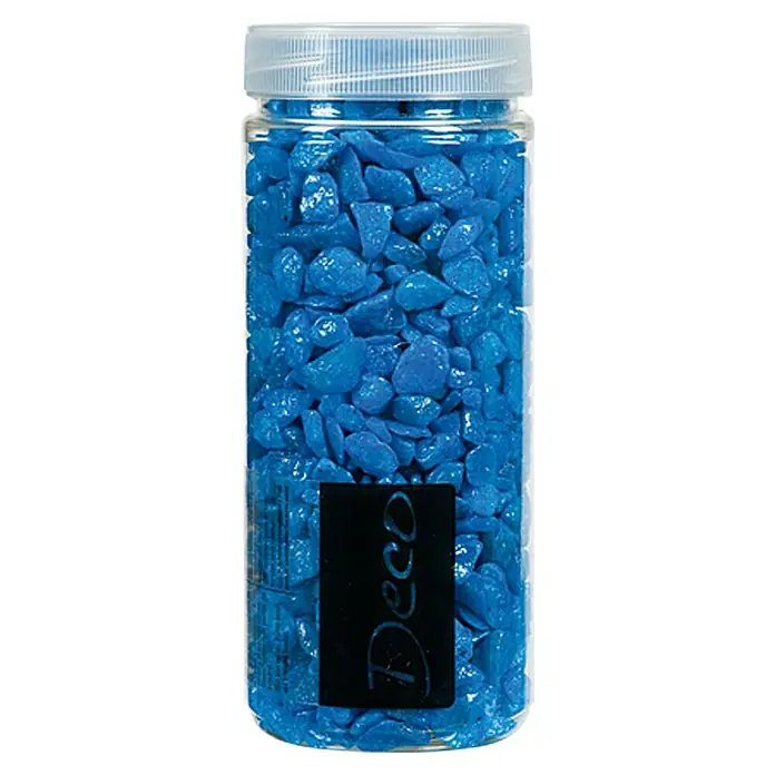 Deko-Steine - Dunkelblau, Korngröße: Ø 9 - 13 mm, 500 ml