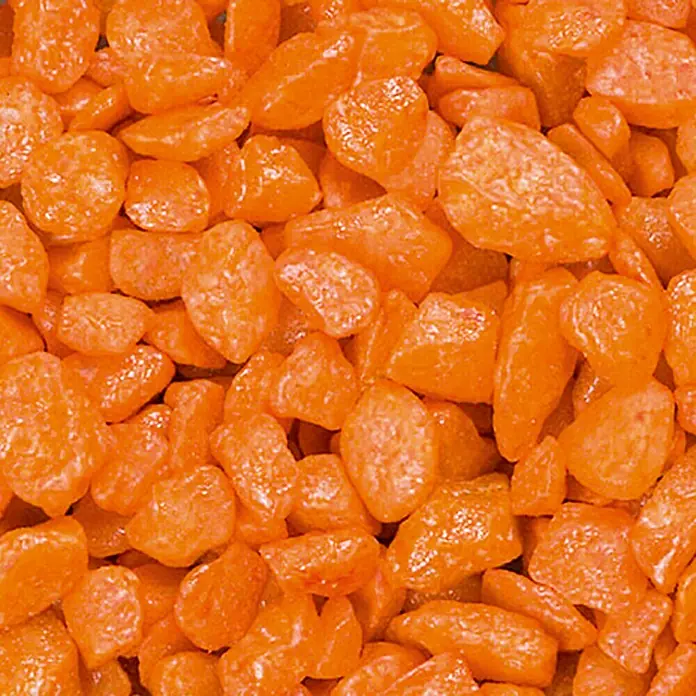 Deko-Steine - Orange, Korngröße: Ø 9 - 13 mm, 500 ml