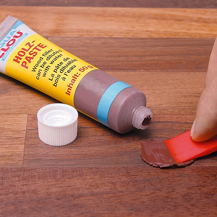 Clou Aqua Holzpaste - Nussbaum dunkel, 50 g