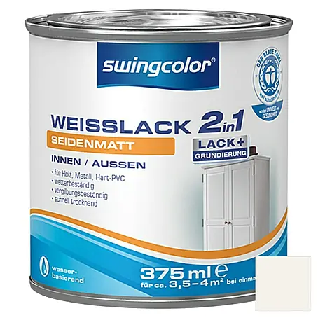 swingcolor 2in1 Weißlack