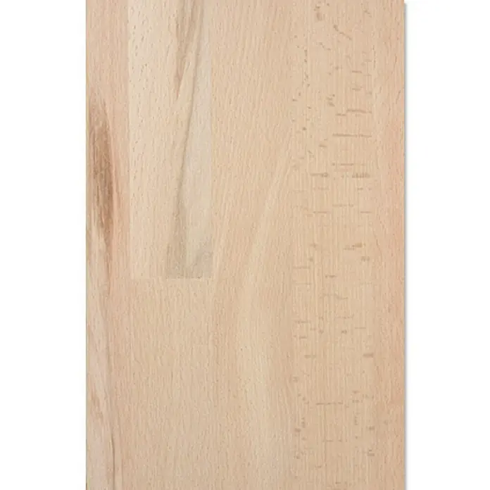 Leimholzplatte - Buche, L x B x S: 800 x 250 x 18 mm - Detailaufnahme